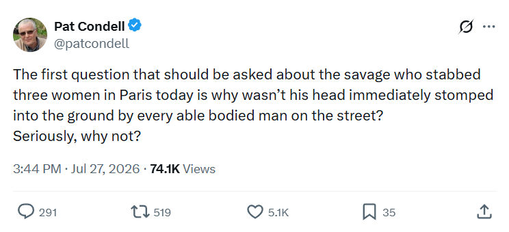 Pat Condell: The first question that should be asked...