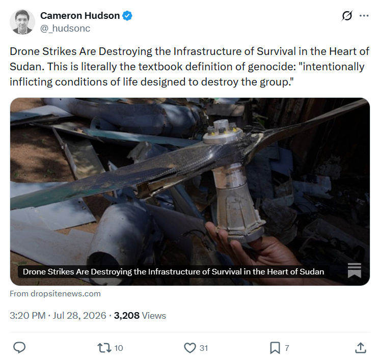 Cameron Hudson: Drone Strikes Are Destroying the Infrastructure...