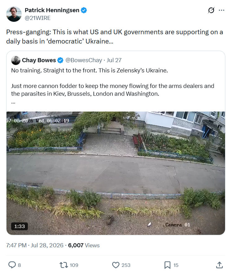 Patrick Henningsen: Press-ganging...