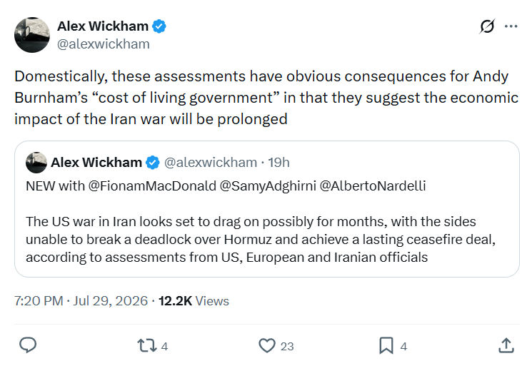 Alex Wickham: Domestically, these assessments have obvious...