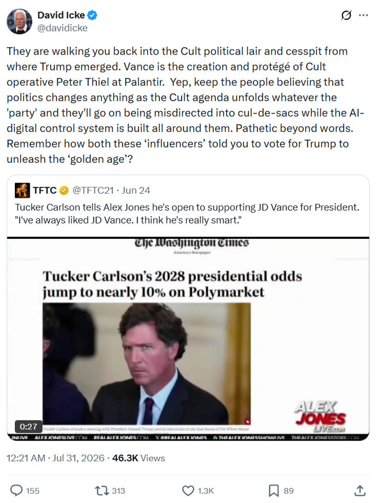 David Icke: They are walking you back...