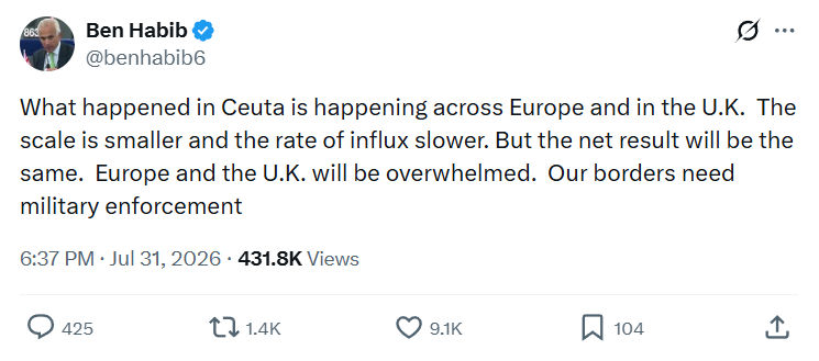 Ben Habib: What happened in Ceuta...