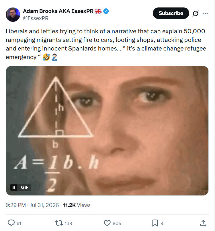 Adam Brooks: Liberals and lefties trying...