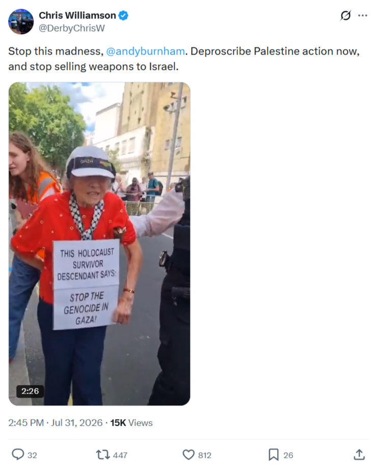 Chris Williamson: Stop this madness...