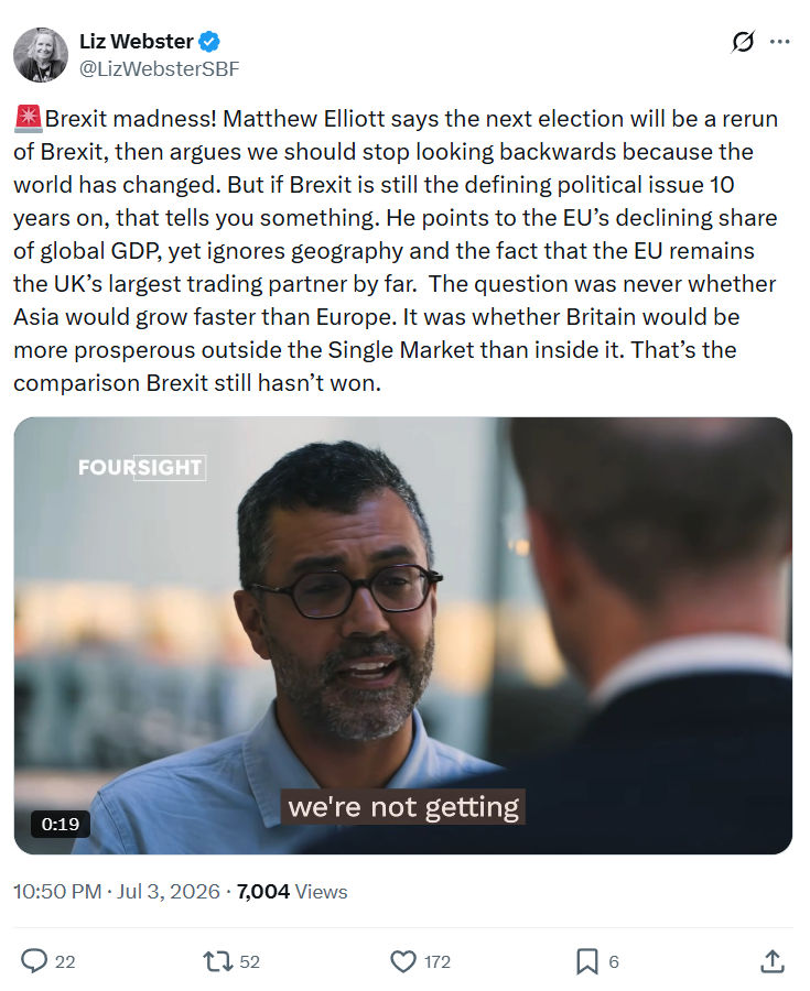 Liz Webster: Brexit madness!...