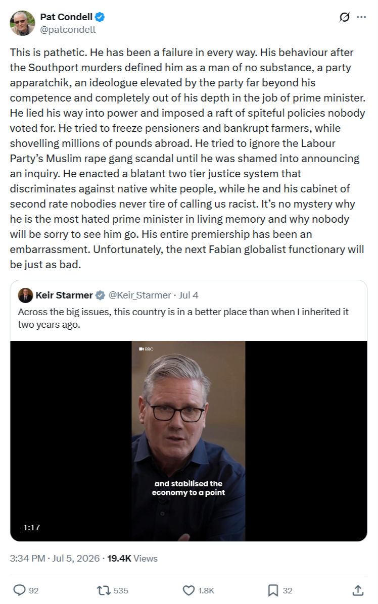 Pat Condell: This is pathetic...