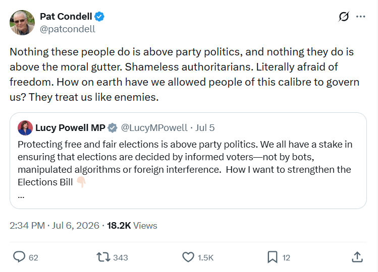 Pat Condell: Nothing these people do...