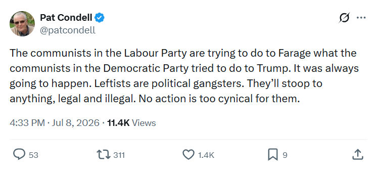 Pat Condell: The communists in the Labour Party...