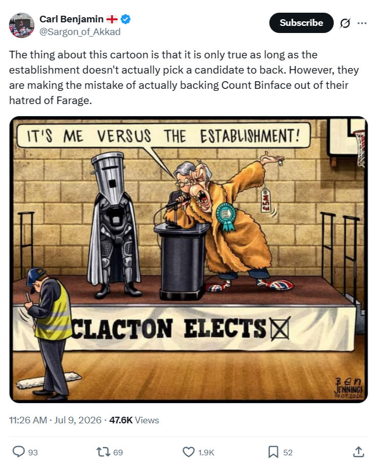 Carl Benjamin: The thing about this cartoon is that...