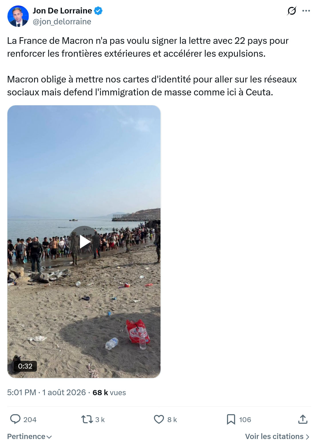 Jon De Lorraine: La France de Macron...