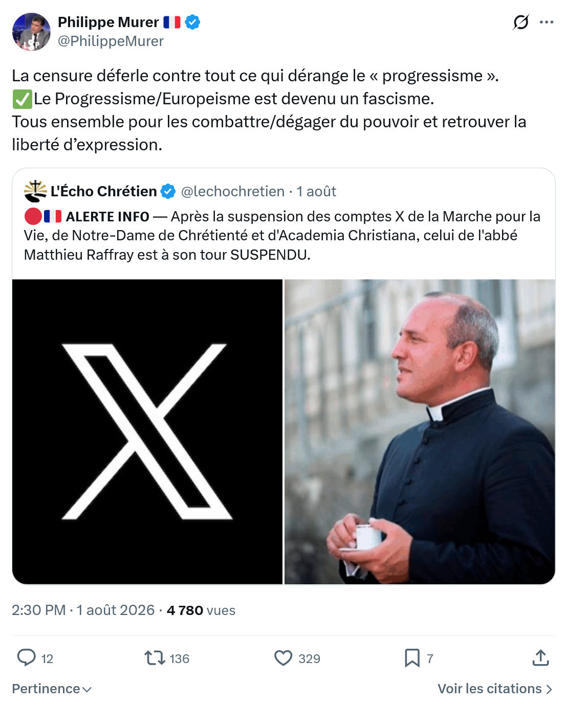 Philippe Murer: La censure déferle contre...