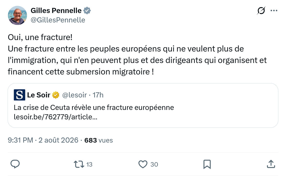 Gilles Pennelle: Oui, une fracture...