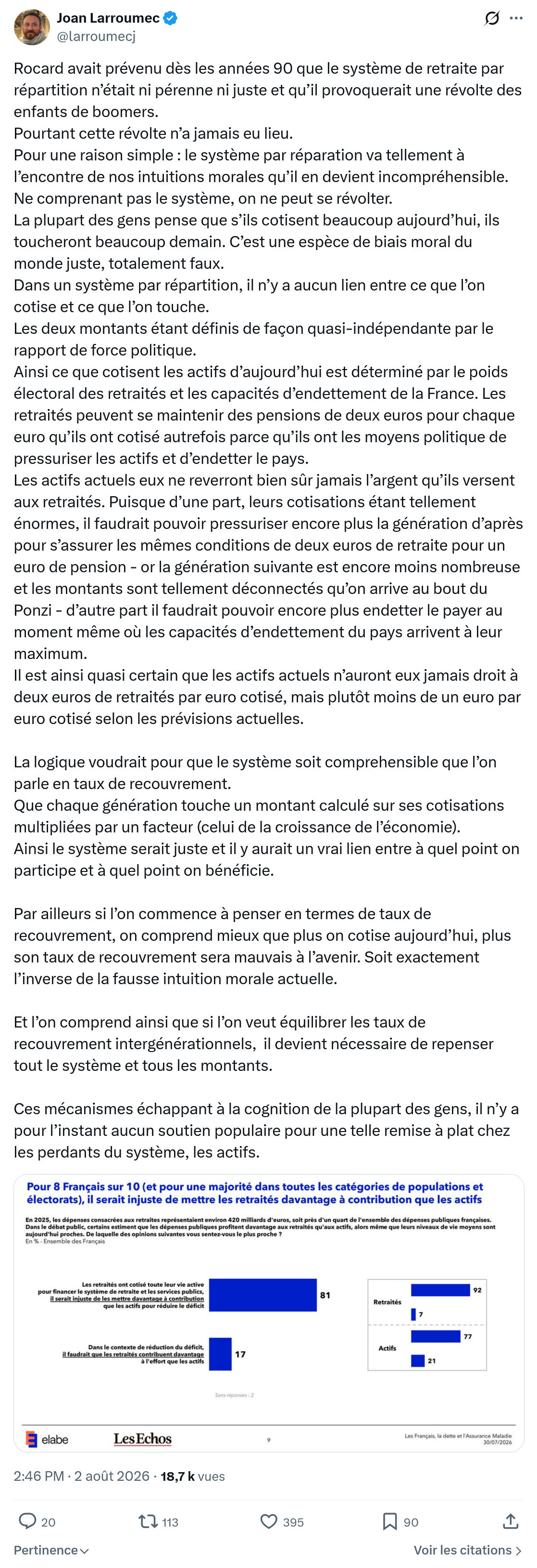 Joan Larroumec: Rocard avait prévenu dès les années...