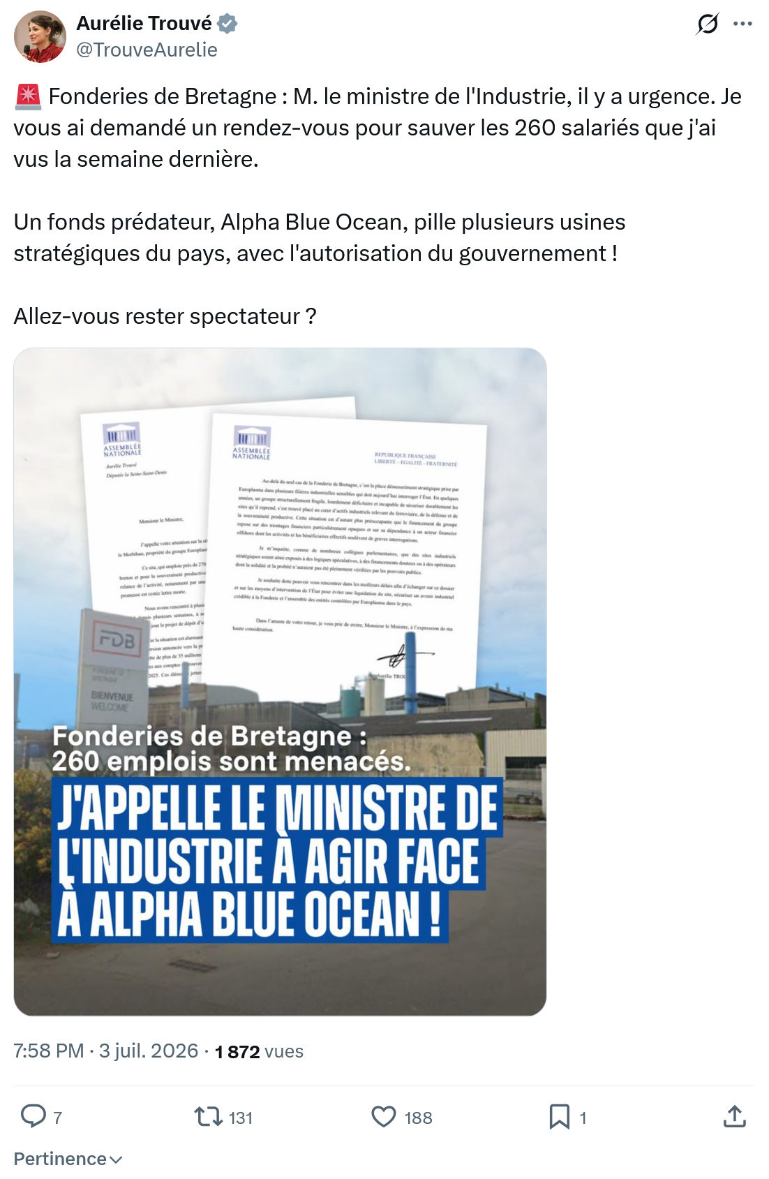 Aurélie Trouvé: Fonderies de Bretagne...