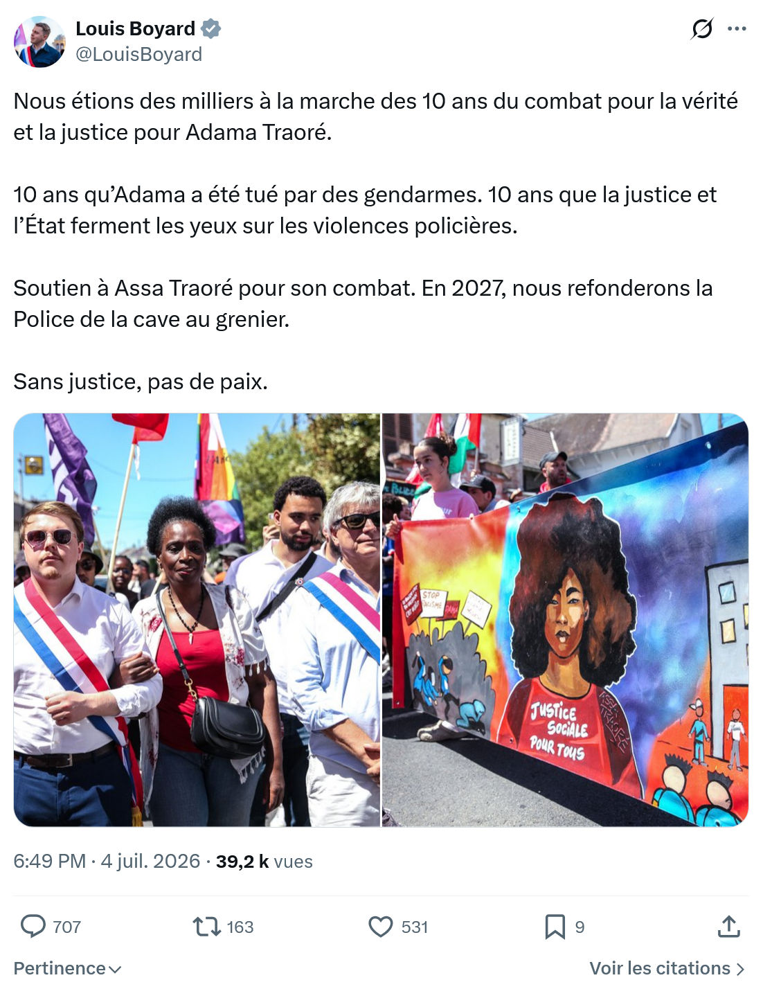 Louis Boyard: Nous étions des milliers...