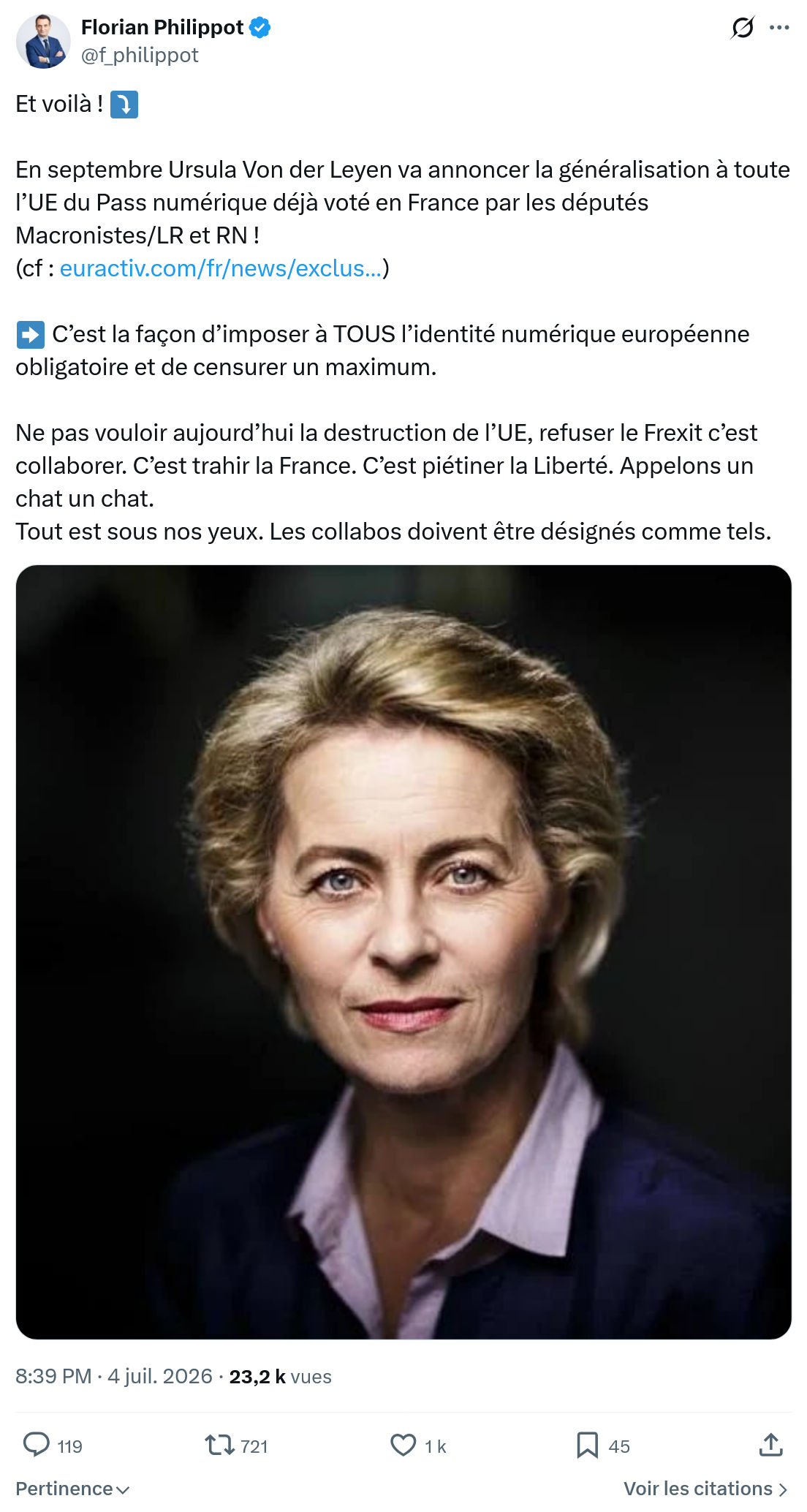 Florian Philippot: Et voilà !...
