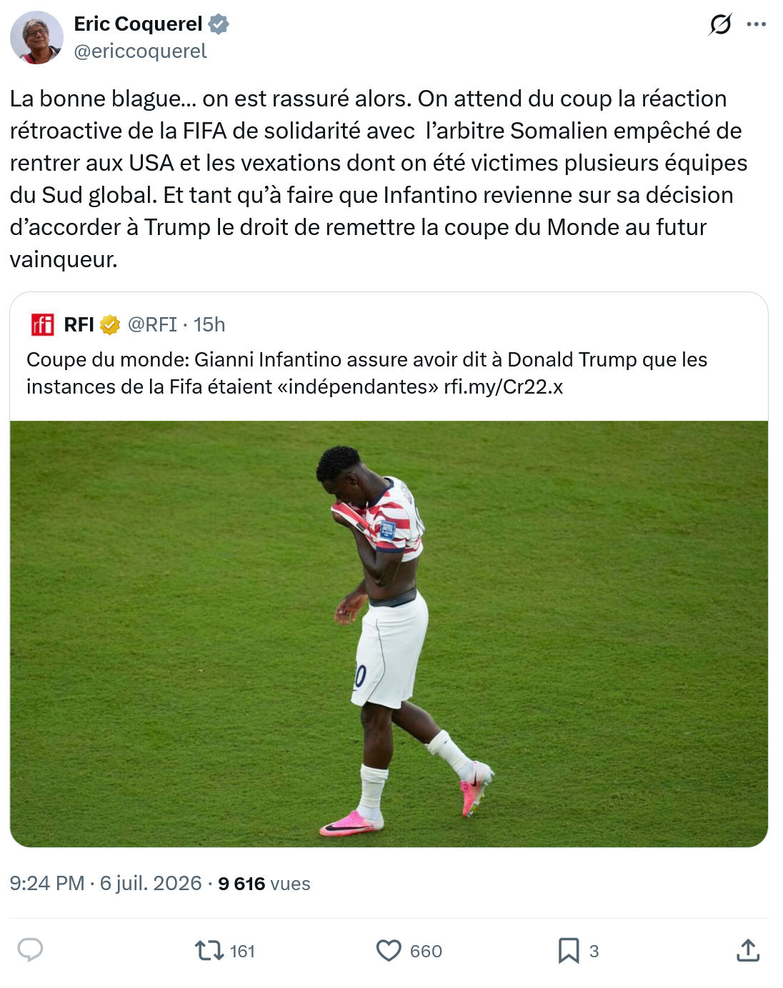 Eric Coquerel: La bonne blague…