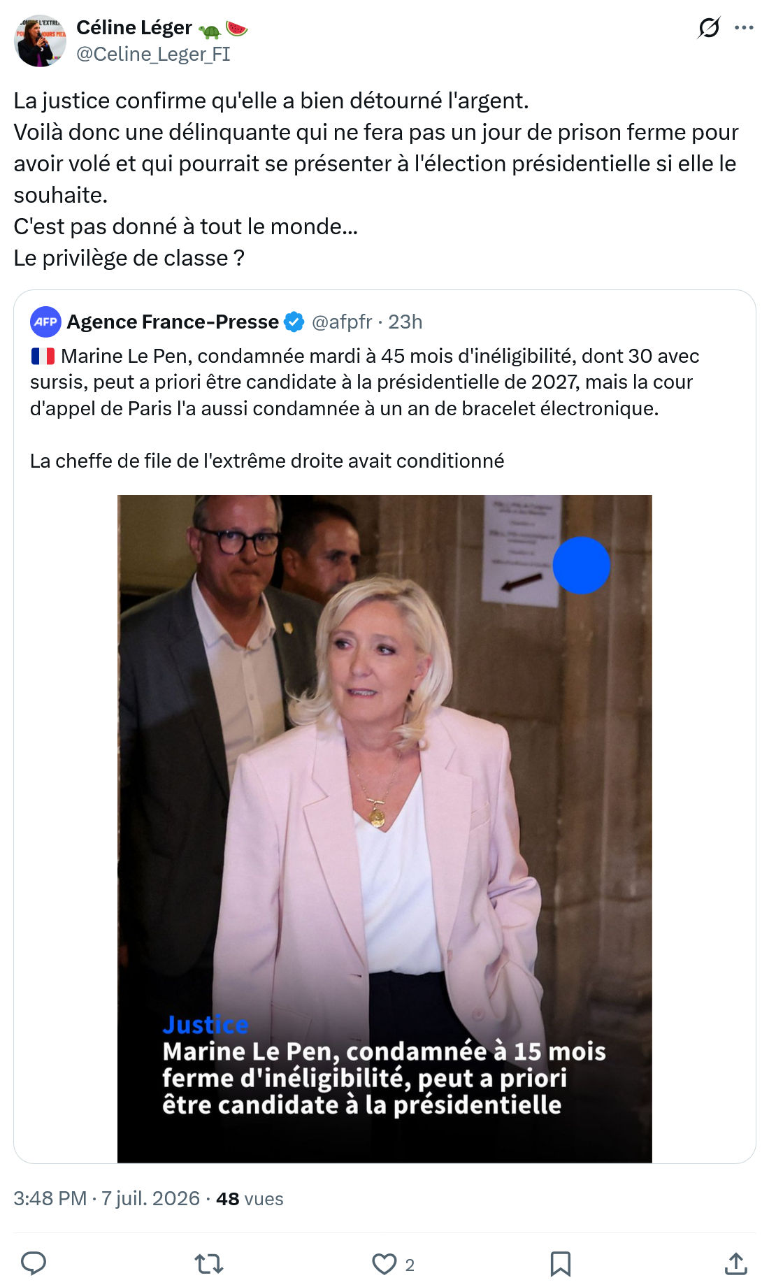 Céline Léger: La justice confirme qu'elle a bien détourné l'argent...