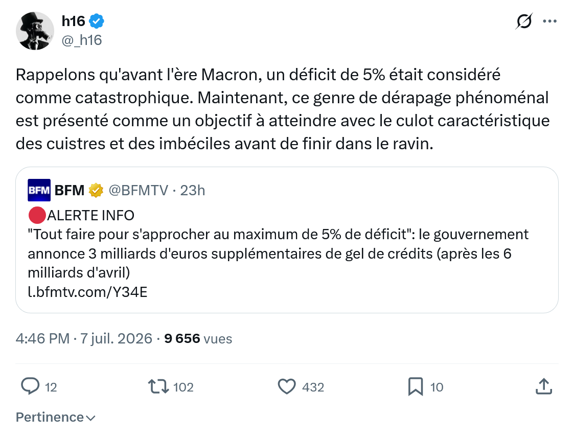 h16: Rappelons qu'avant l'ère Macron...
