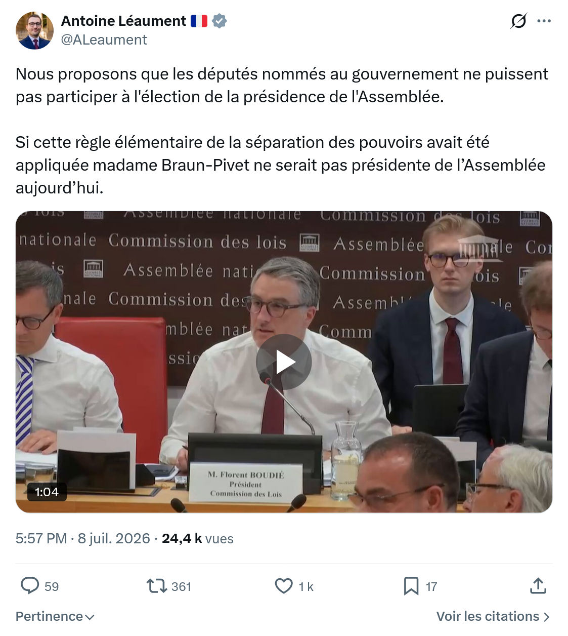 Antoine Léaument: Nous proposons que les députés...