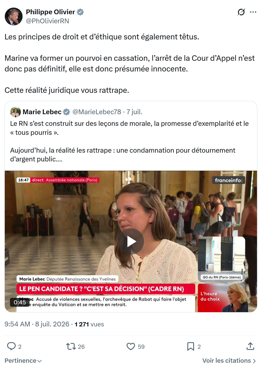 Philippe Olivier: Les principes de droit...