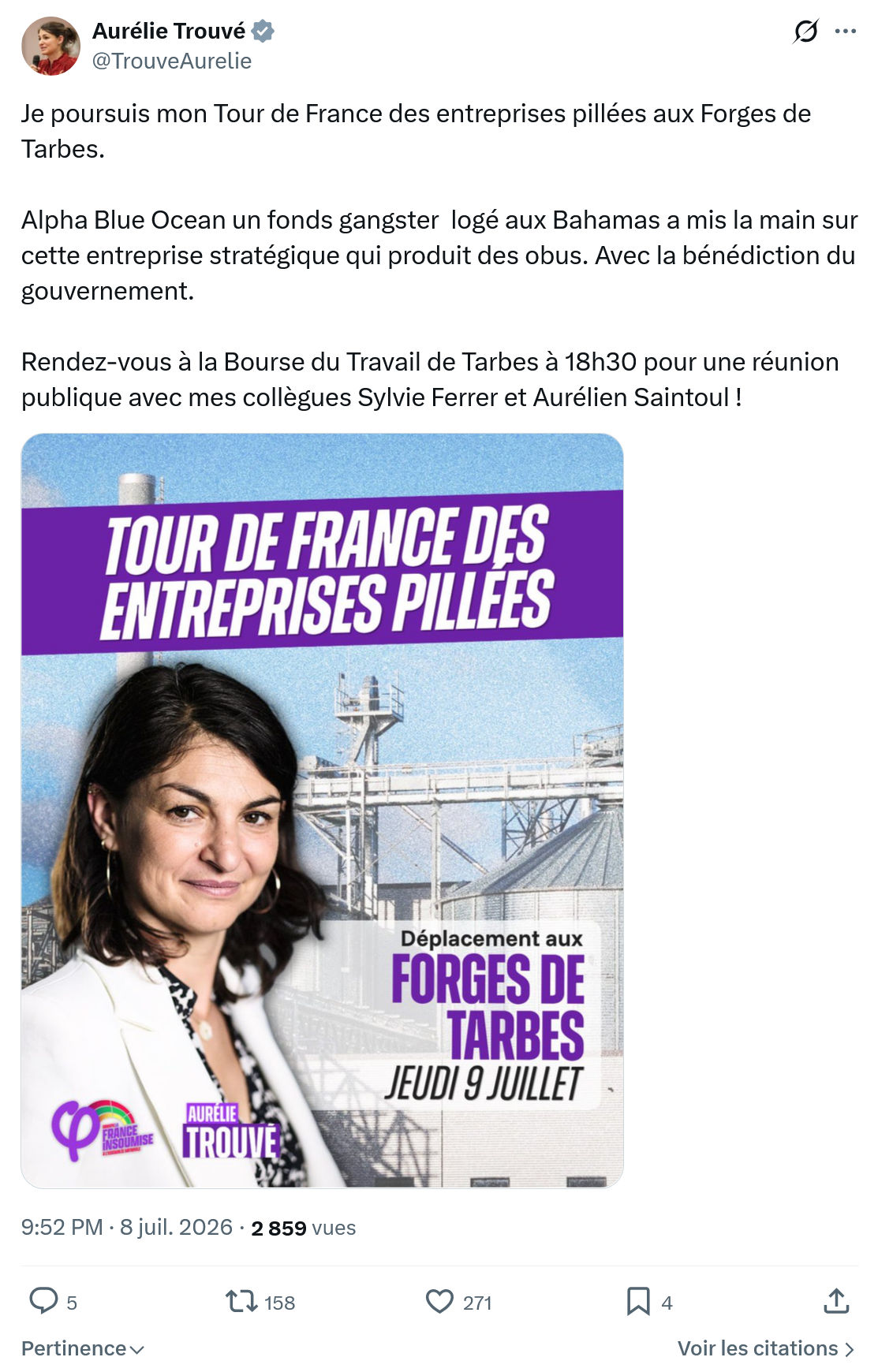 Aurélie Trouvé: Je poursuis mon Tour de France...