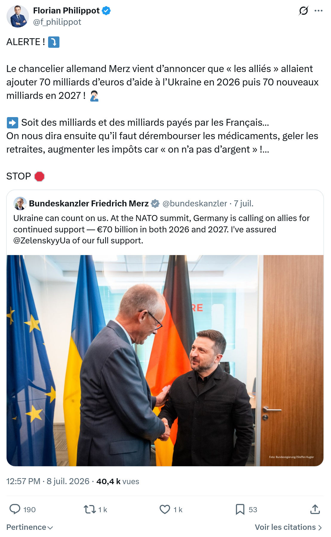 Florian Philippot: ALERTE !...