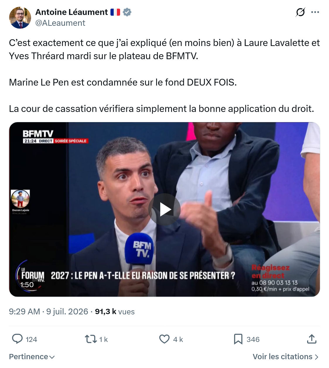 Antoine Léaument: C’est exactement ce que j’ai expliqué...