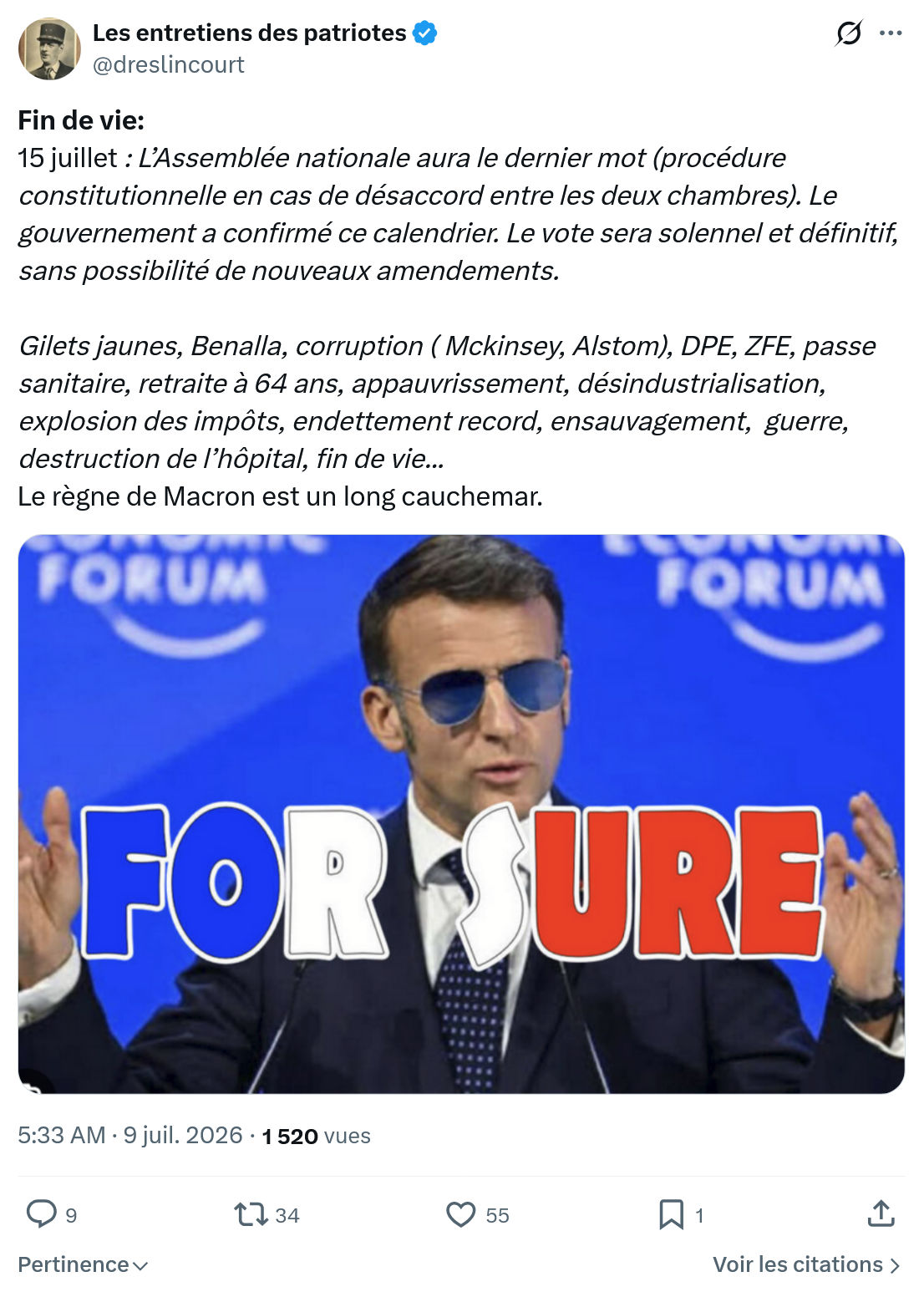 Marquis de Dreslincourt: Fin de vie...
