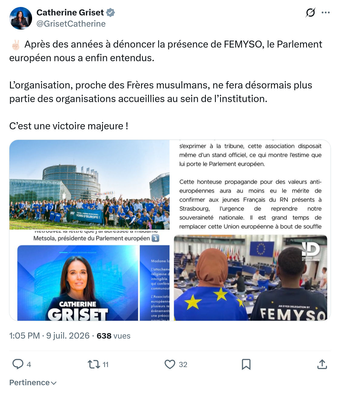 Catherine Griset: Après des années à dénoncer...