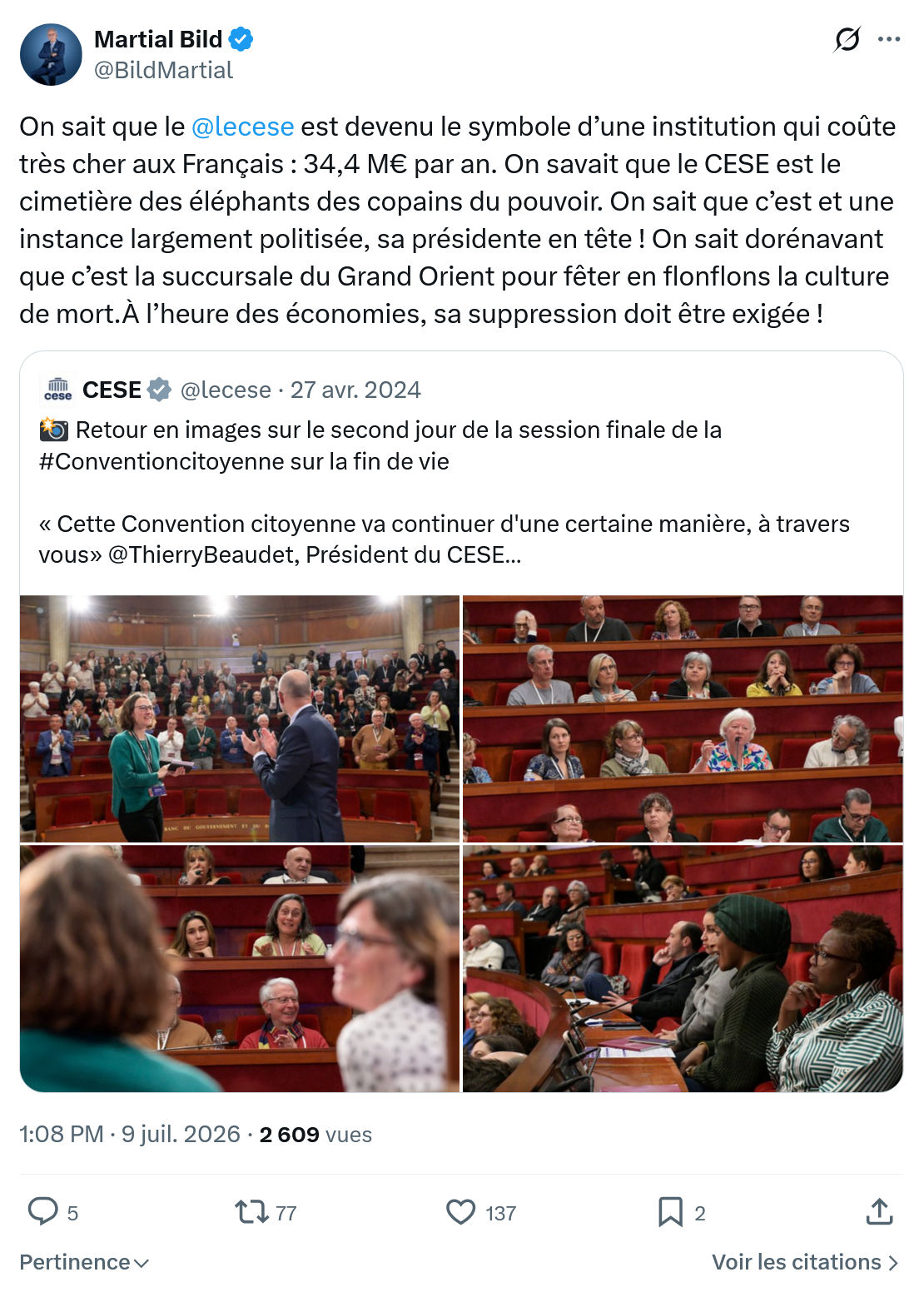 Martial Bild: On sait que le @lecese...