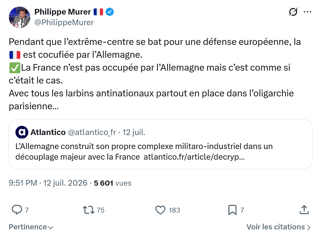 Philippe Murer: Pendant que l’extrême-centre...