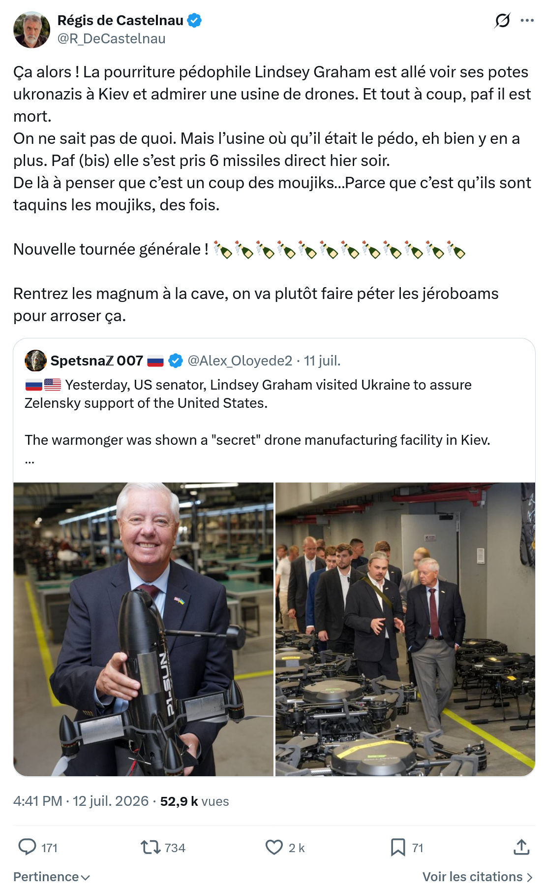 Régis de Castelnau: Ça alors ! La pourriture pédophile...