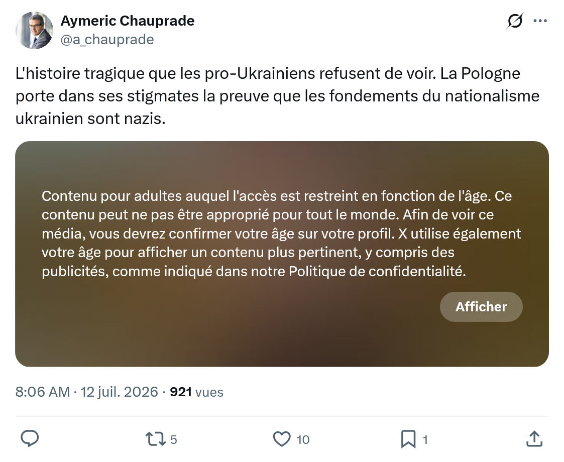 Aymeric Chauprad: L'histoire tragique que les pro-Ukrainiens...