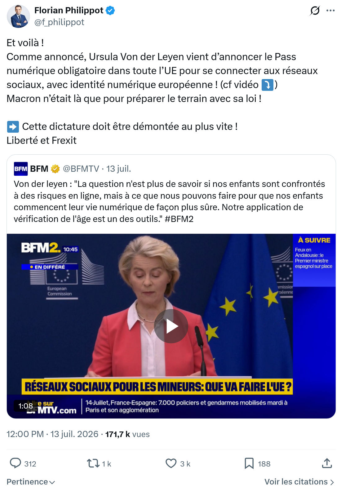 Florian Philippot: Et voilà !...
