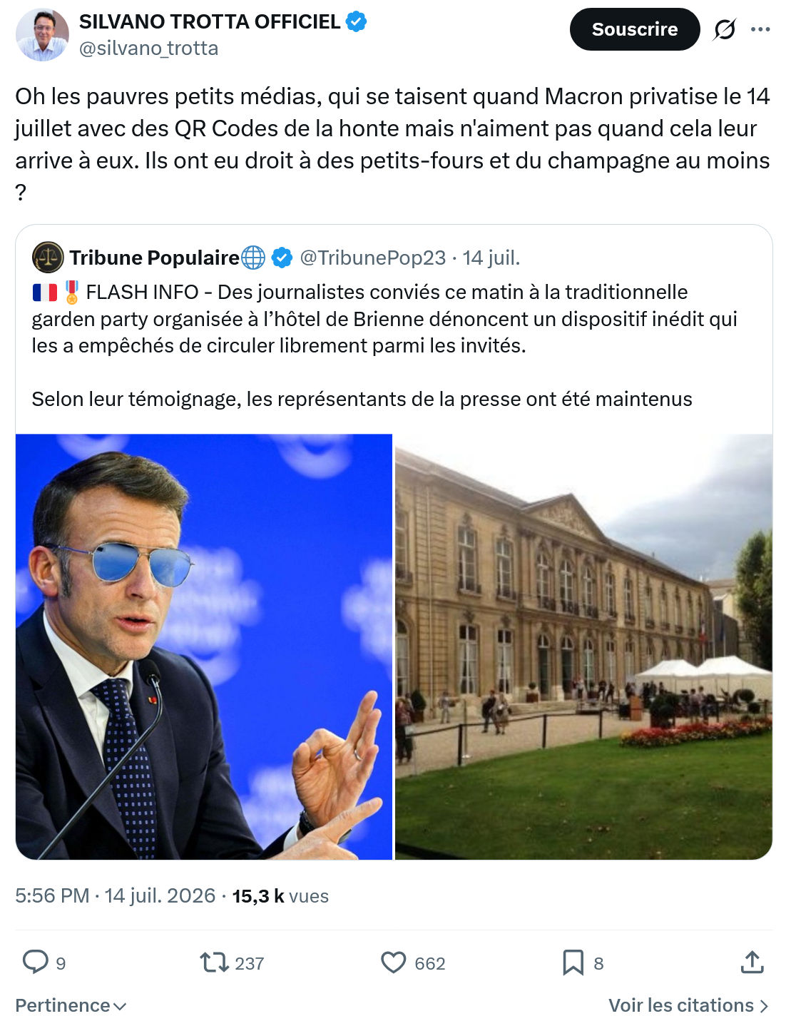 Silvano Trotta: Oh les pauvres petits médias...