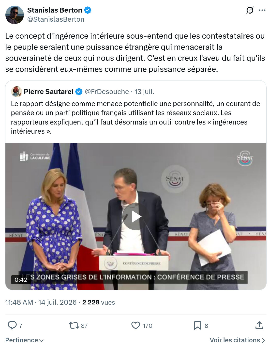 Stanislas Berton: Le concept d'ingérence intérieure...