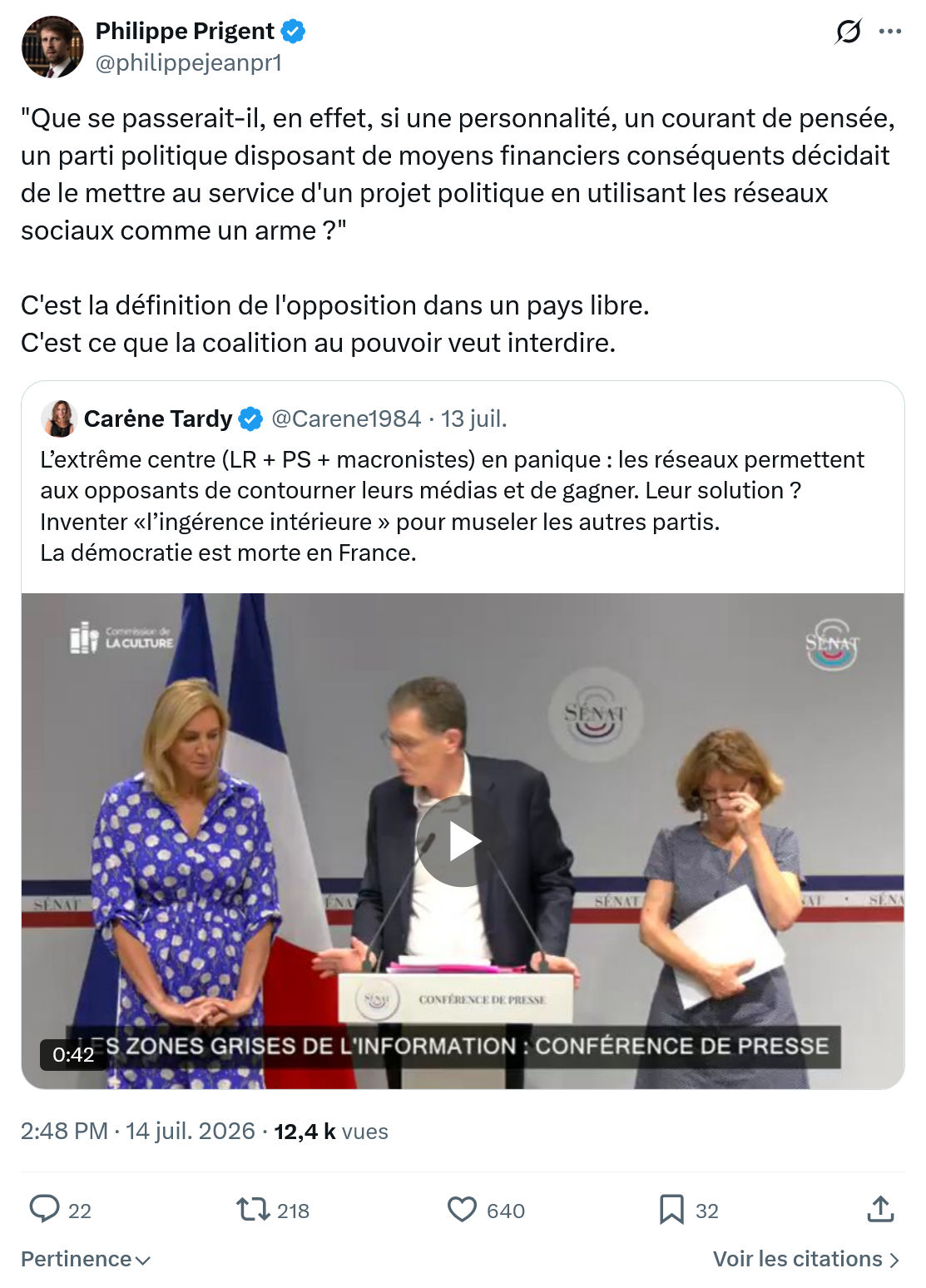 Philippe Prigent: Que se passerait-il...