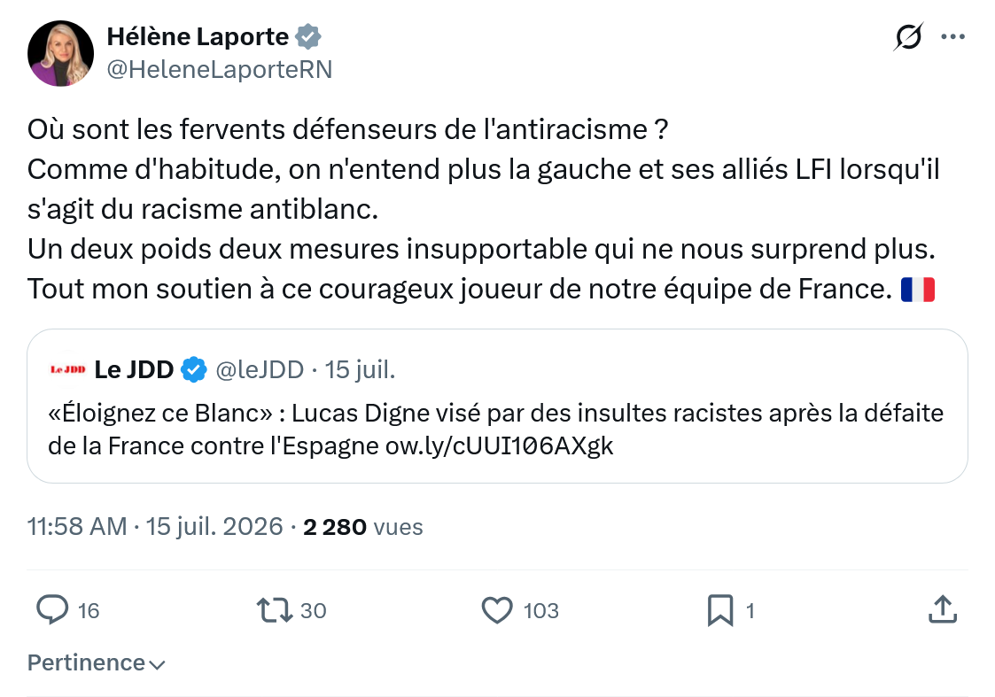 Hélène Laporte: Où sont les fervents défenseurs...