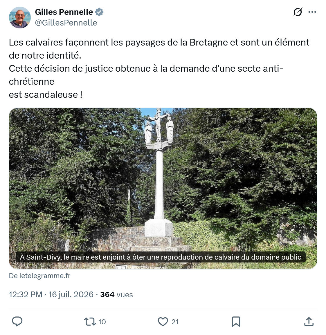 Gilles Pennelle: Les calvaires façonnent les paysages...