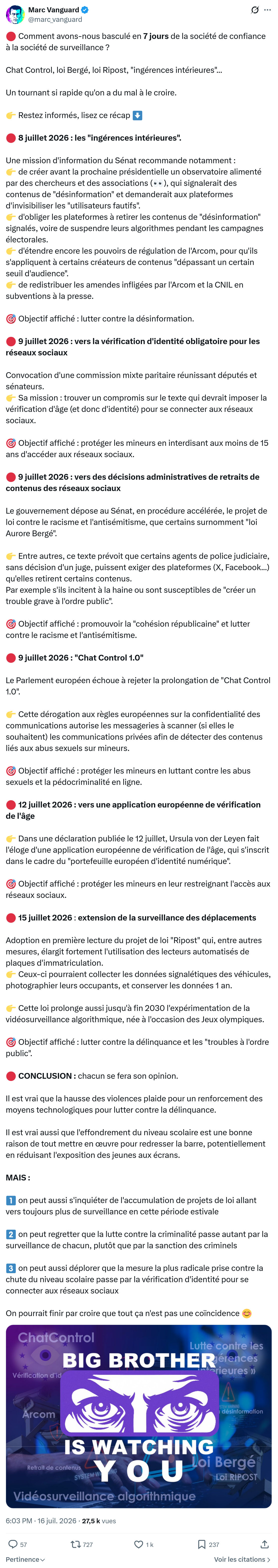 Marc Vanguard: Comment avons-nous basculé en 7 jours...