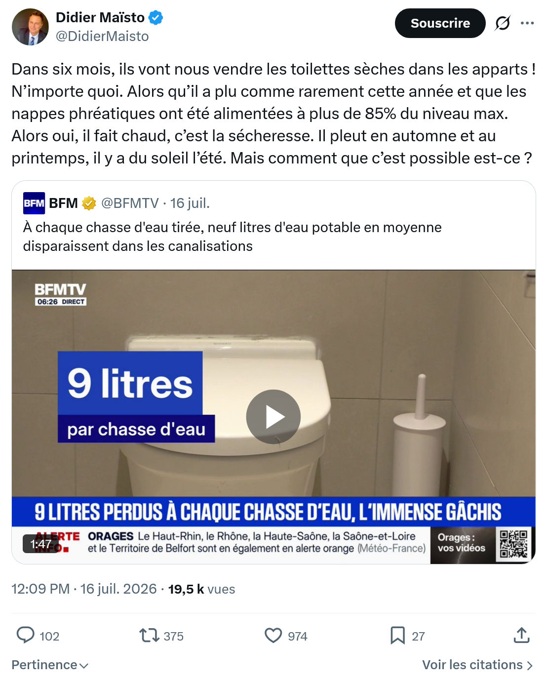 Didier Maïsto: Dans six mois...
