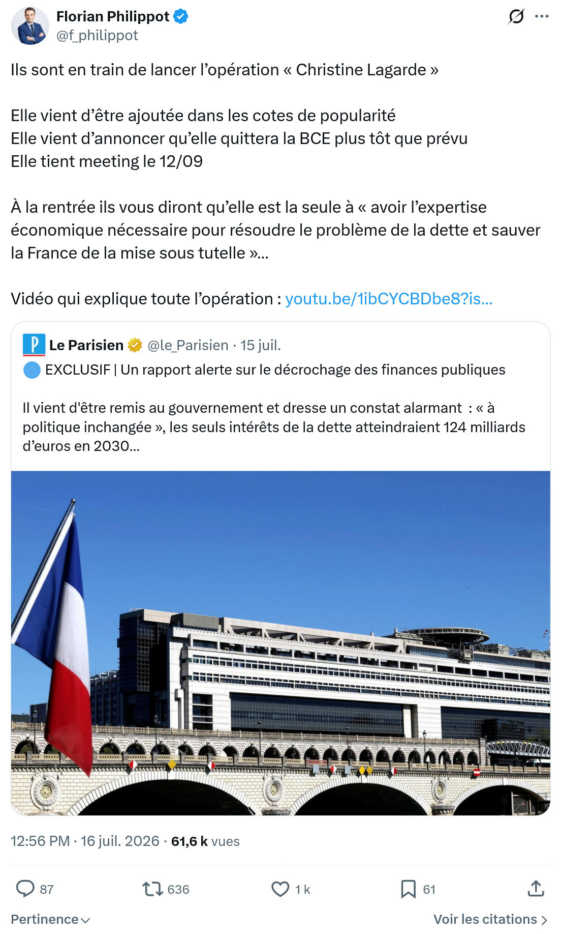 Florian Philippot: Ils sont en train de lancer...
