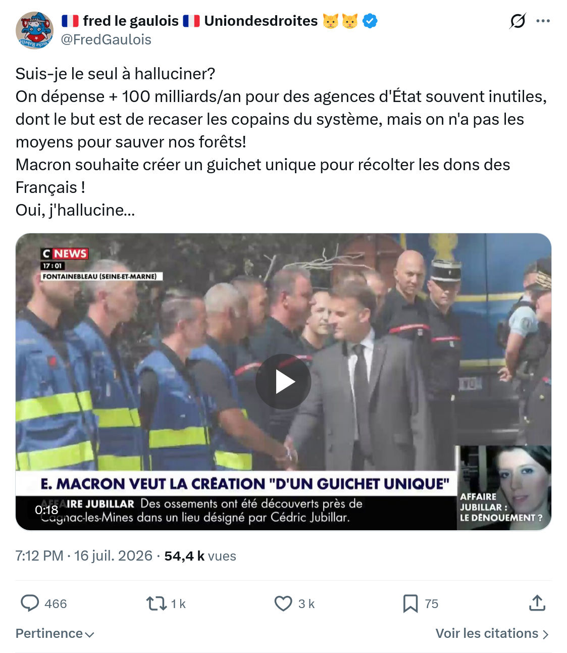 Fred le Gaulois: Suis-je le seul à halluciner?...