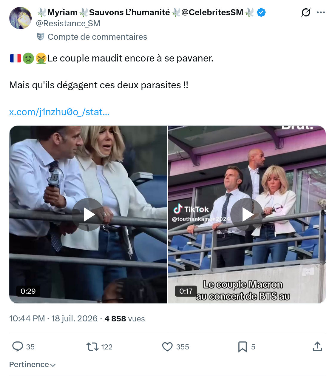 Myriam: Le couple maudit encore à se pavaner...
