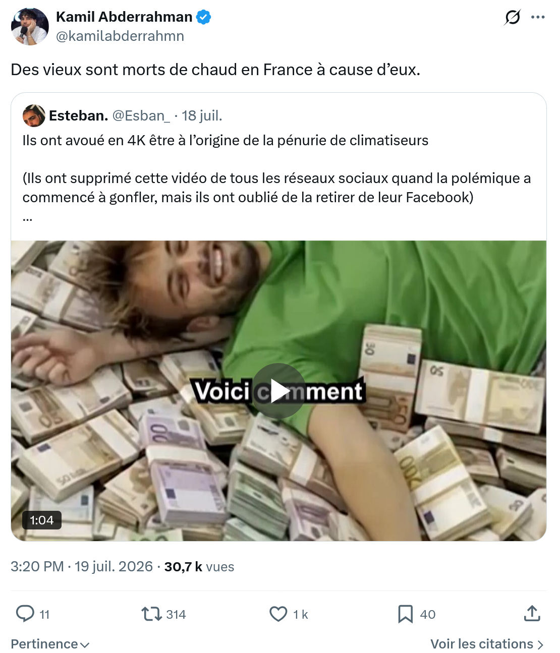 Kamil Abderrahman: Des vieux sont...