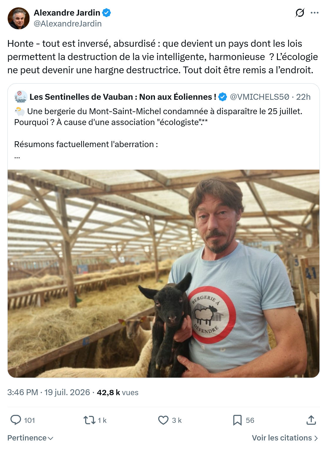 Alexandre Jardin: Honte - tout est inversé...