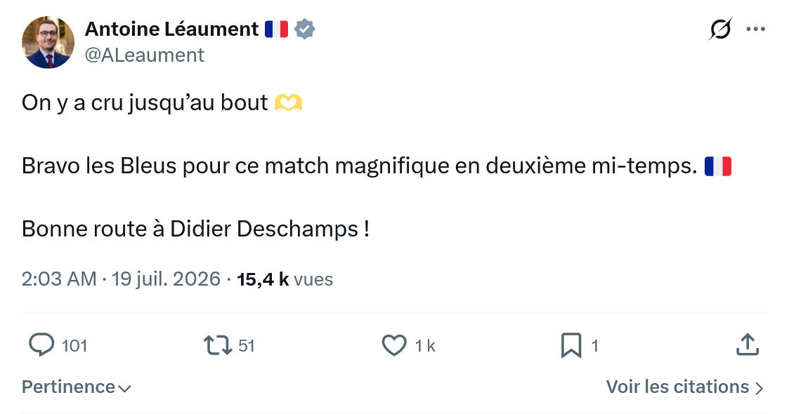 Antoine Léaument: On y a cru jusqu’au bout...