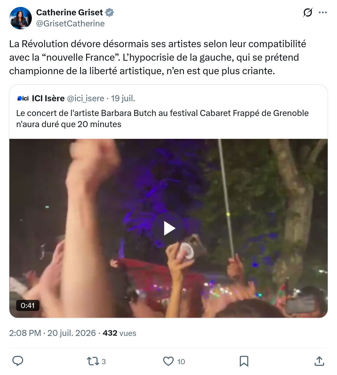 Catherine Griset: La Révolution dévore désormais...