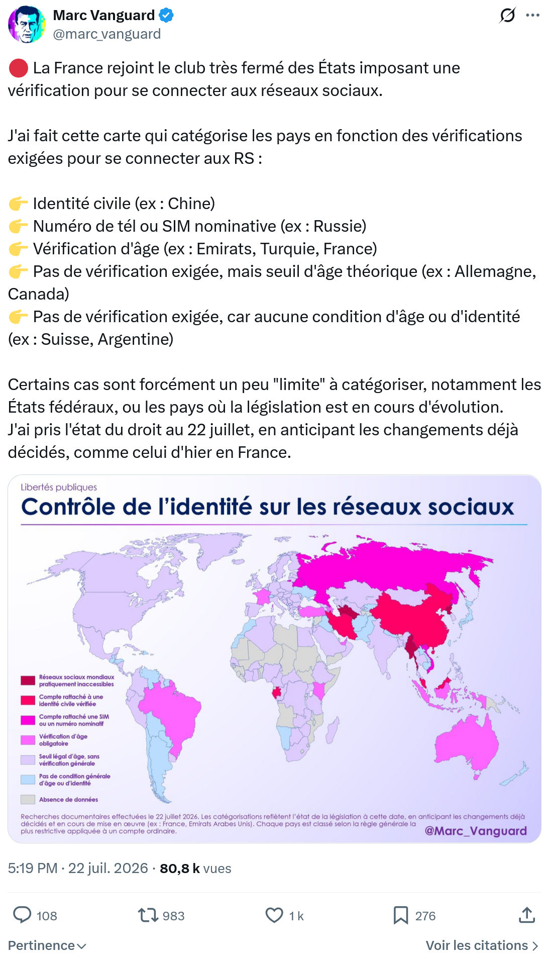 Marc Vanguard: La France rejoint le club très fermé..